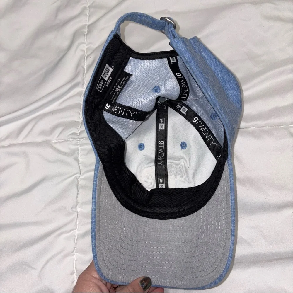 Chicago Cubs Hat Cap 🧢 Adjustable Strapback Blue MLB Baseball New Era women’s